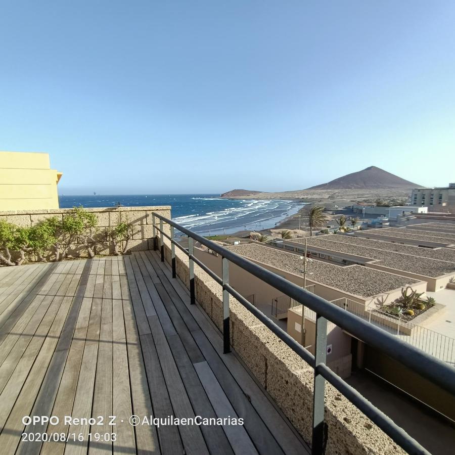 Alquilaencanarias El Medano Spectacular Terrace And Sea Views A Eksteriør billede